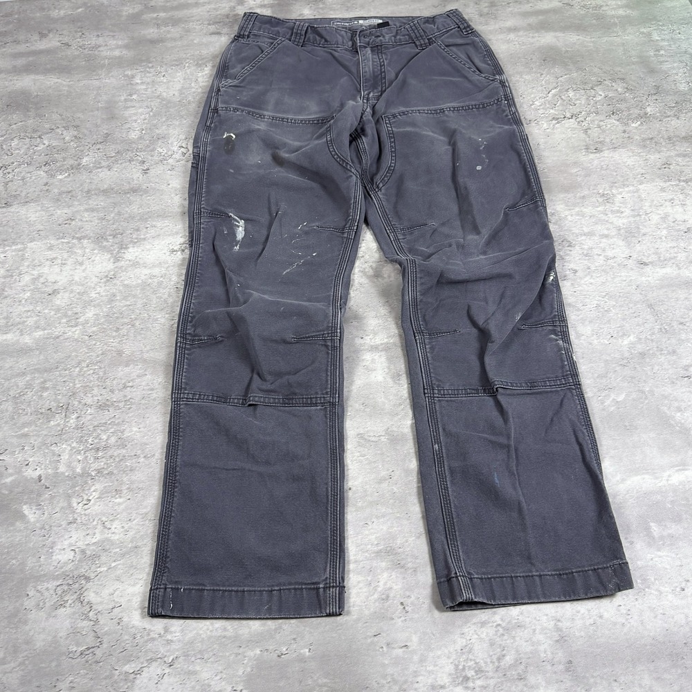 Carhartt Relaxed Fit Double Front Carpenter Pants 30x30 Grey Gorpcore